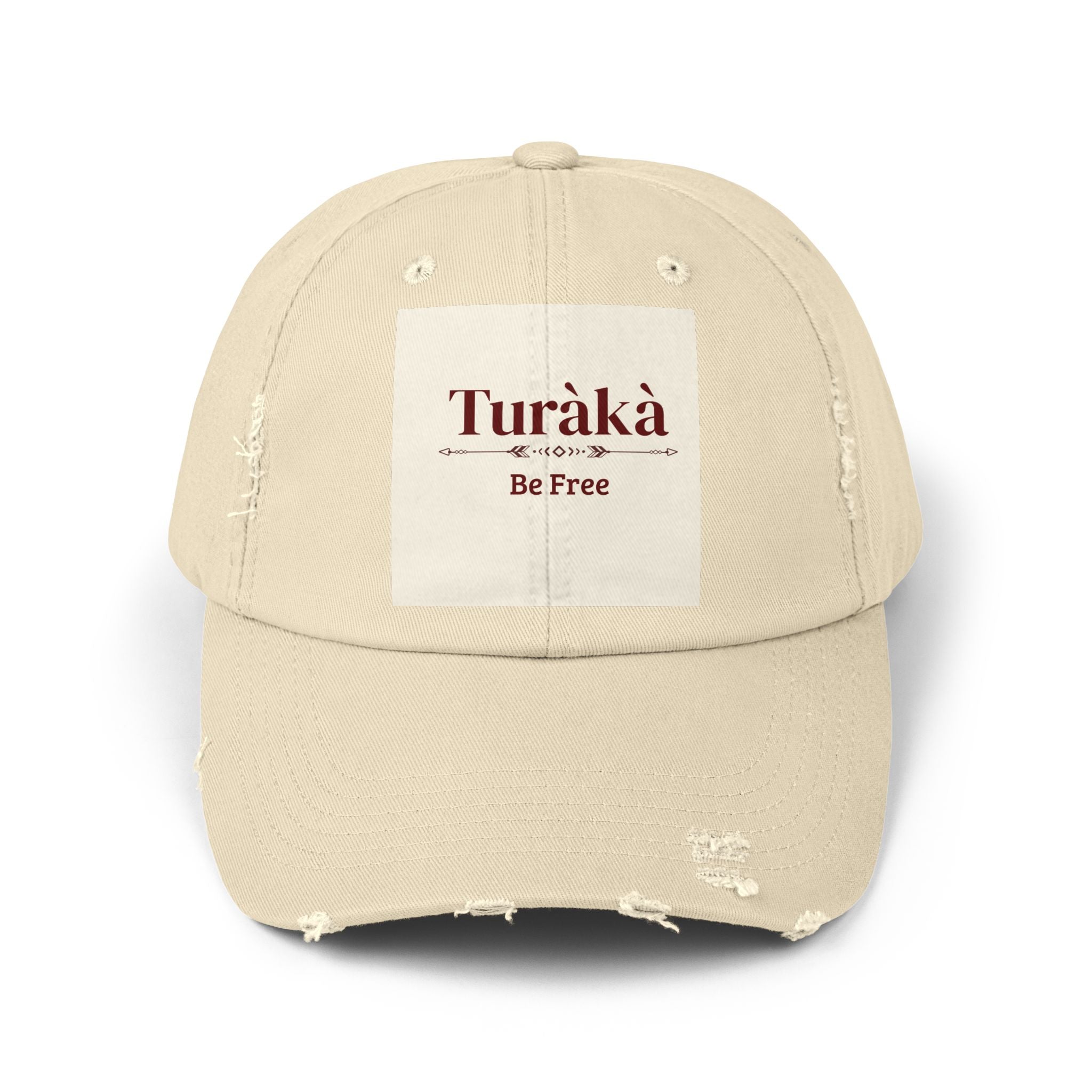 Turàkà "Be Free" Unisex Distressed Cap